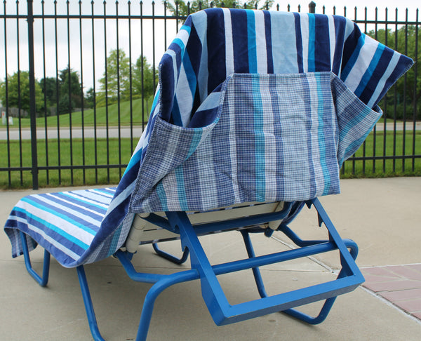 90" Extra Long Striped Towel