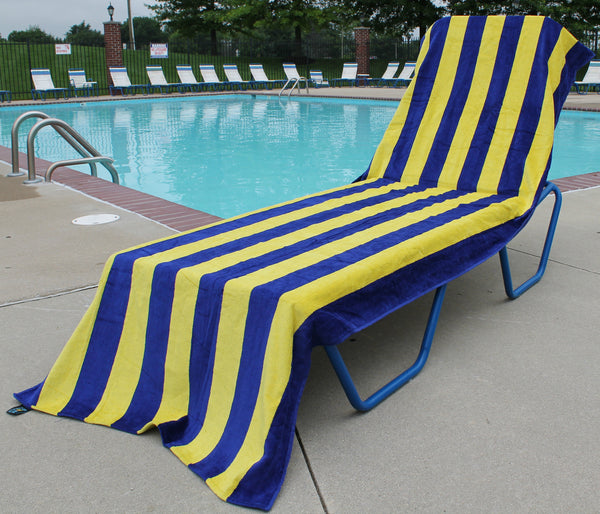 90" Extra Long Striped Towel