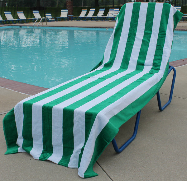 90" Extra Long Striped Towel