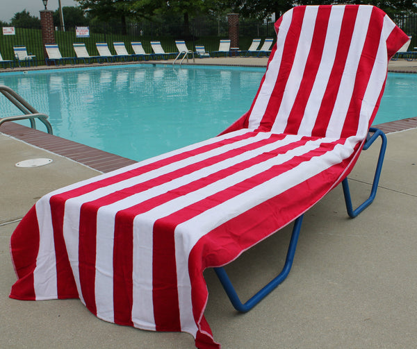 90" Extra Long Striped Towel
