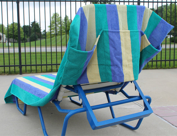 90" Extra Long Striped Towel