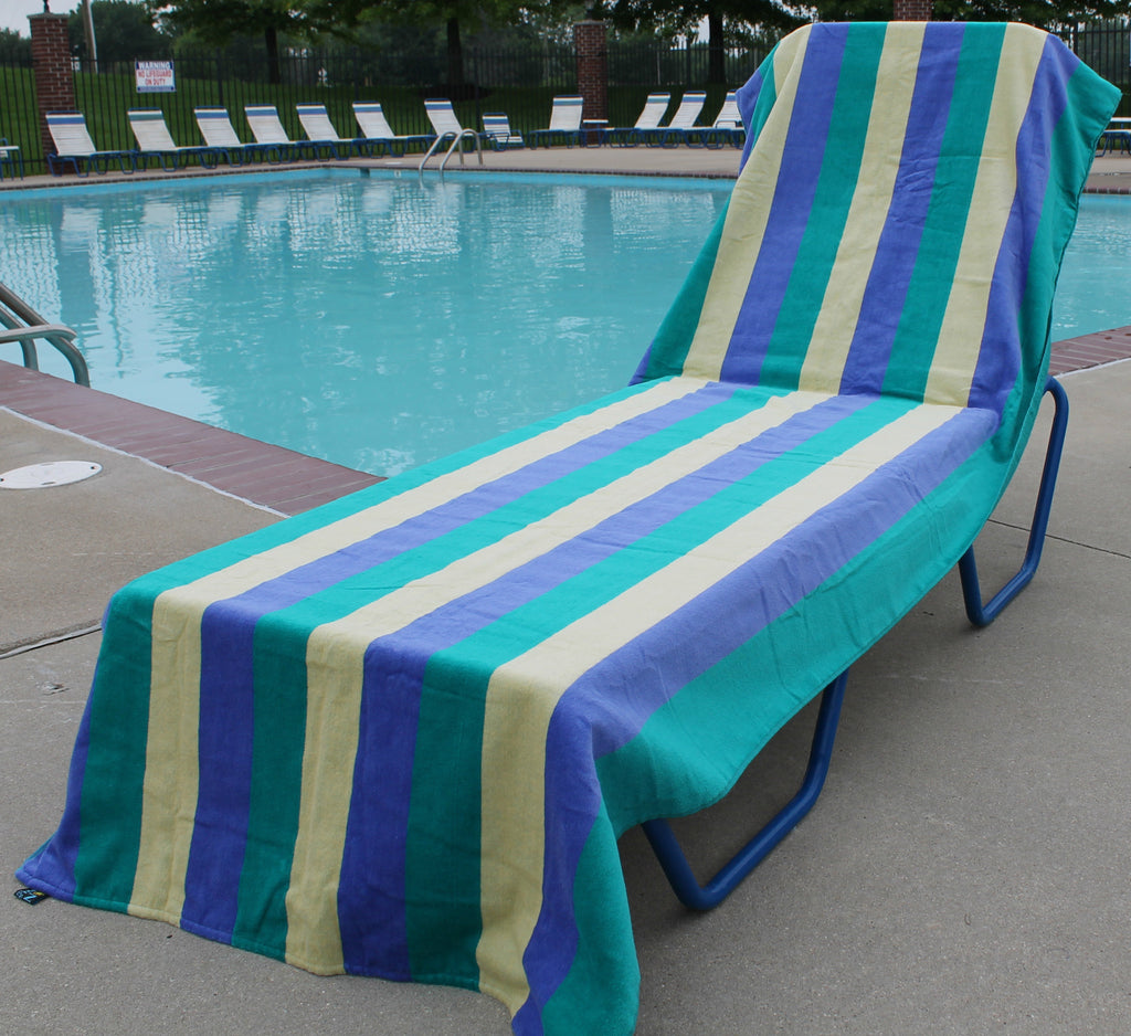 90" Extra Long Striped Towel